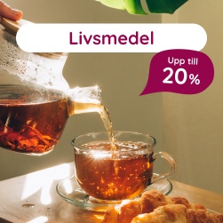 Livsmedel upp till 20%